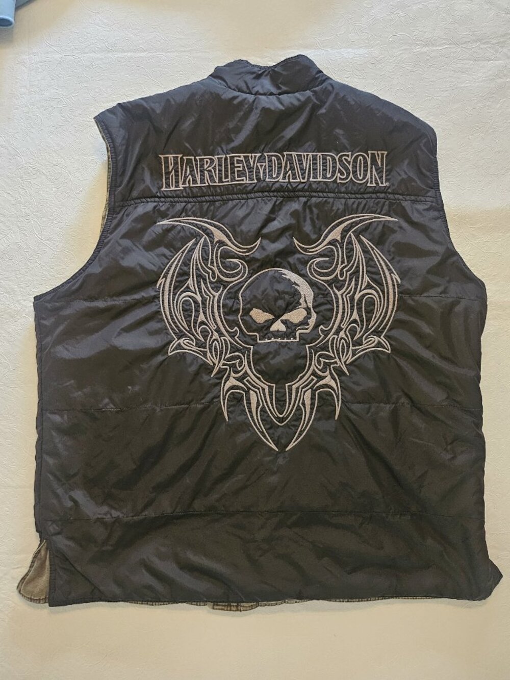 Harley-Davidson Men's Reversible Puffer Vest - Size L